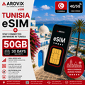 Tunisia eSIM 50GB – 30 Days