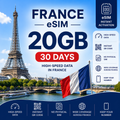 France eSIM -20GB - 30 Days