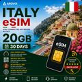 Italy eSIM - 20GB - 30 Days