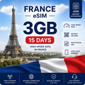 France eSIM - 3GB - 15 Days