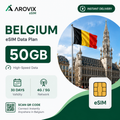 Belgium eSIM 50GB – 30 Days