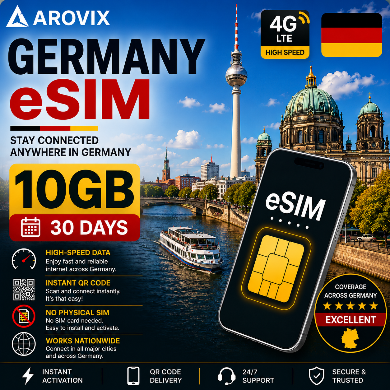 Germany eSIM - 10GB - 30 Days