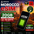 Morocco eSIM 20GB – 30 Days