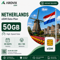 Netherlands eSIM 50GB – 30 Days
