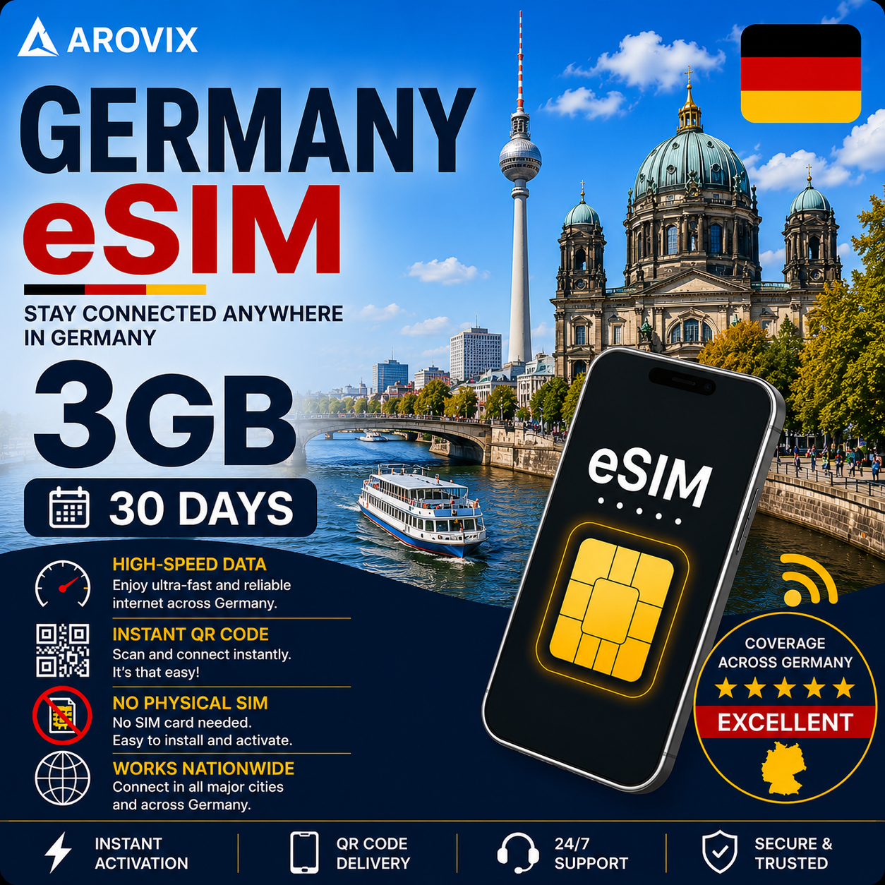 Germany eSIM - 3GB - 15 Days