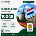 Netherlands eSIM 100GB – 30 Days