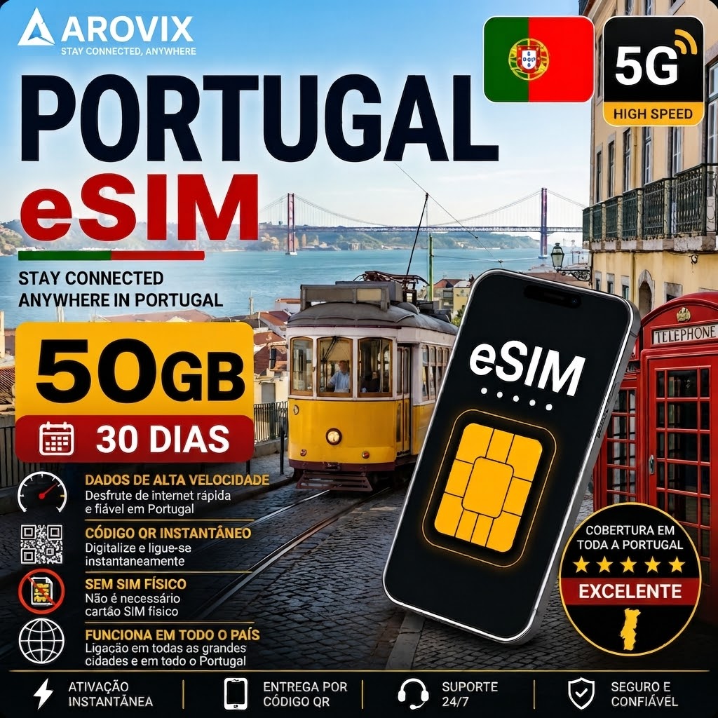 Portugal eSIM - 50GB - 30 Days