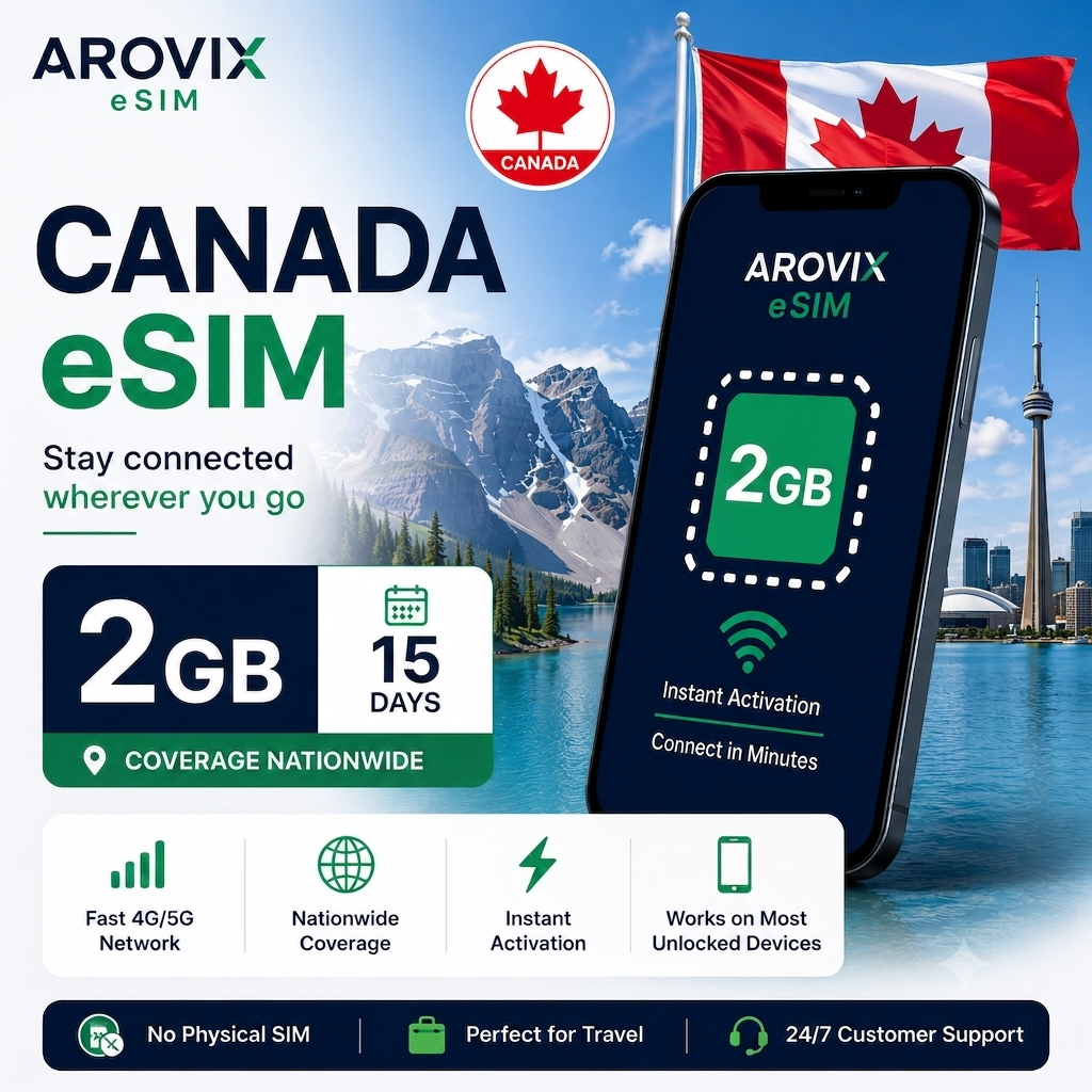 Canada eSIM 2GB – 15 Days