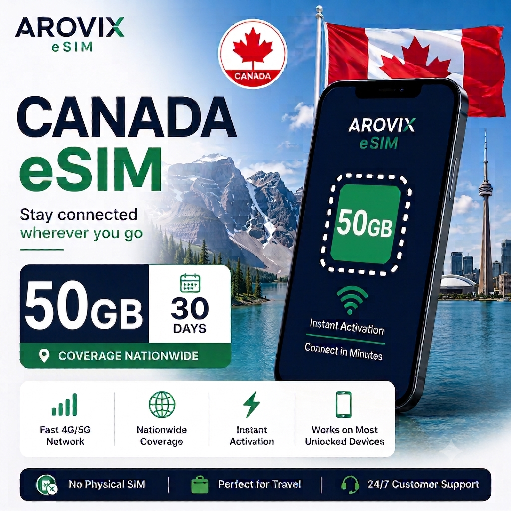 Canada eSIM 50GB – 30 Days