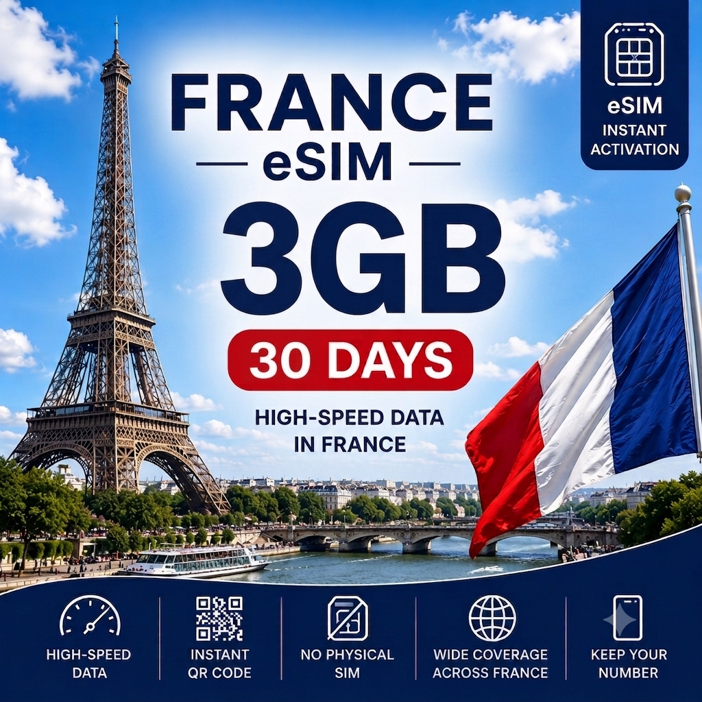 France eSIM - 3GB - 30 Days