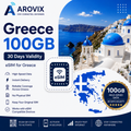 Greece eSIM-100 GB-30 Days